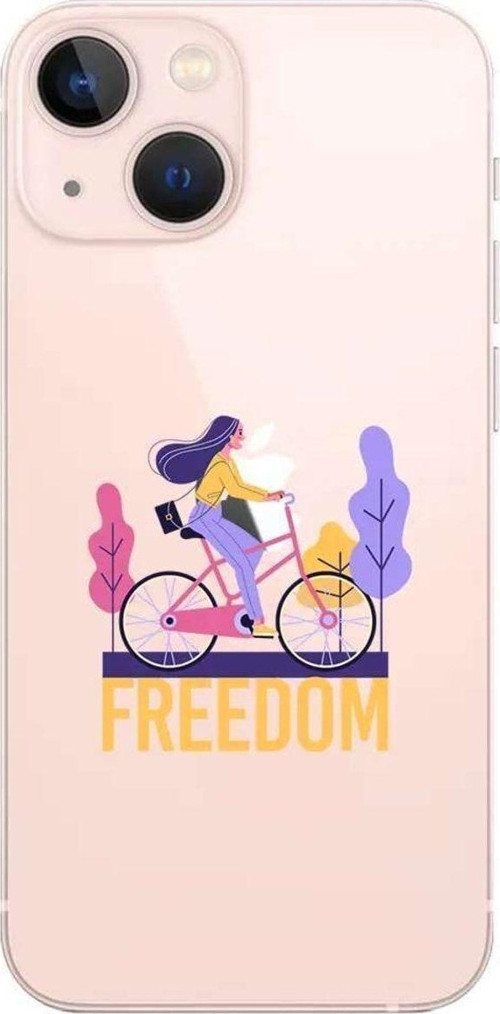 iPhone 13 Seffaf Telefon Kılıfı - Freedom