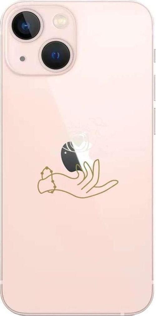 iPhone 13 Seffaf Telefon Kılıfı - Hand Soul