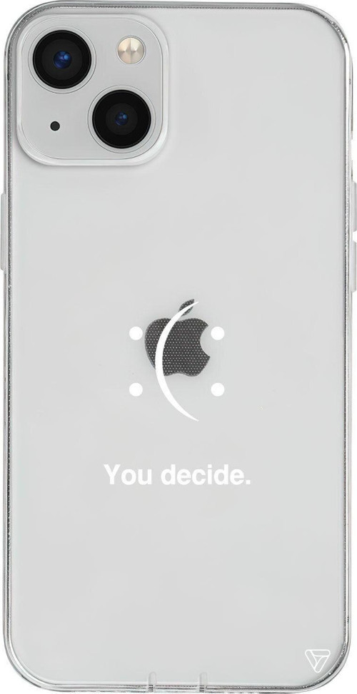 iPhone 13 Seffaf Telefon Kılıfı - You Decide