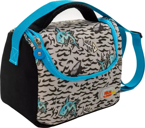 Kids Shark Köpek Balığı Temalı Kız/Erkek RGB Logolu Beslenme Çantası
