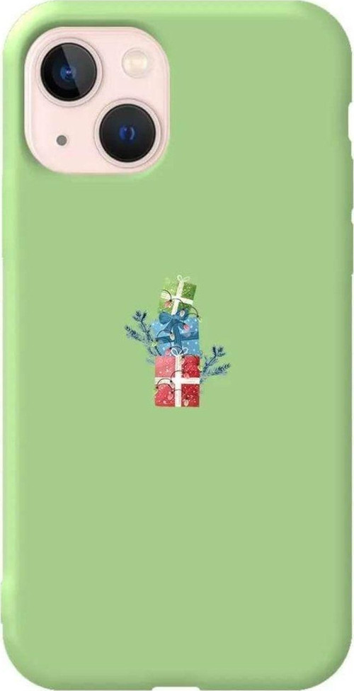 İphone 14 Plus Açik Yesil Renkli Silikon Telefon Kılıfı - Much More Gift