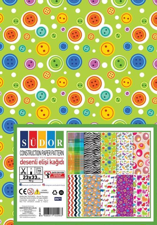 ELISI KAGIDI 23X33 90GR 10 DESEN EK01