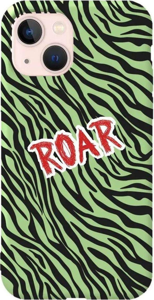 İphone 14 Plus Açik Yesil Renkli Silikon Telefon Kılıfı - Roar