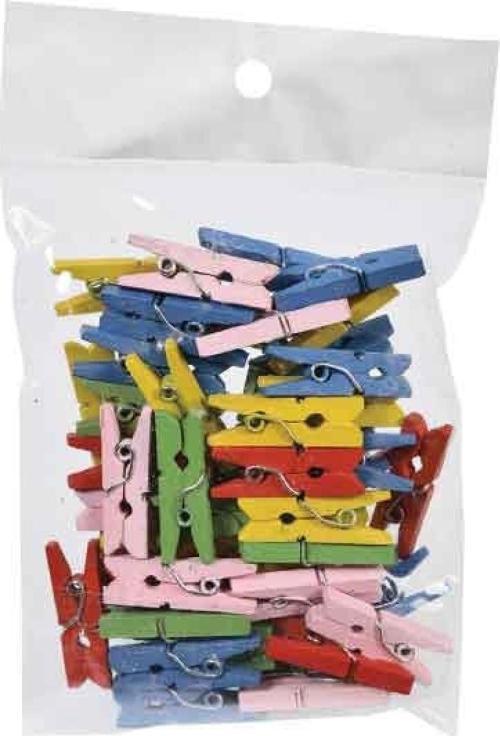 MANDAL KÜÇÜK RENKLİ AHŞAP BS99