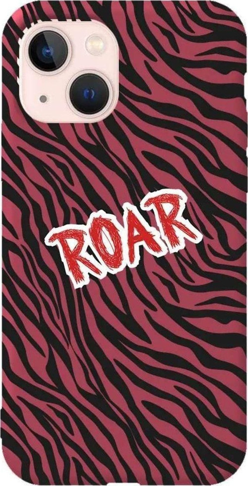 İphone 14 Plus Bordo Renkli Silikon Telefon Kılıfı - Roar