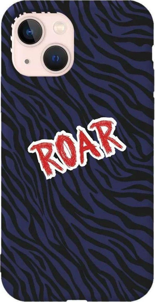 İphone 14 Plus Lacivert Renkli Silikon Telefon Kılıfı - Roar