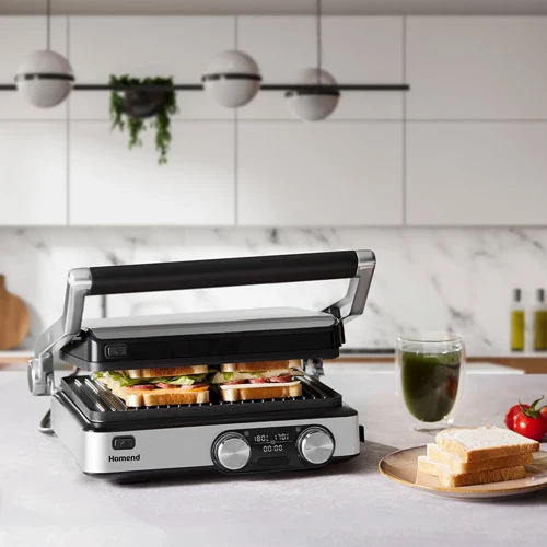 Grilliant 1340H Inox Gövde Döküm Plaka Tost ve Izgara Makinesi