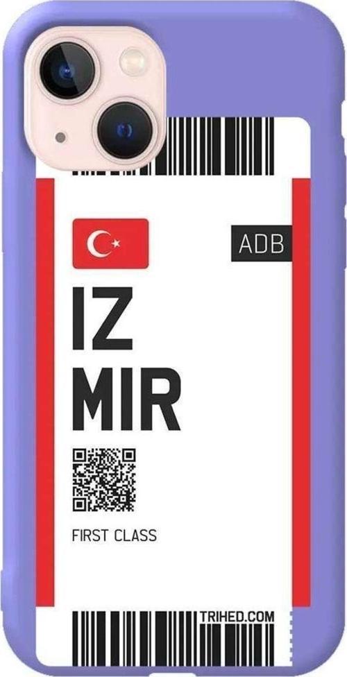 İphone 14 Plus Lila Renkli Silikon Telefon Kılıfı - Izmir Bileti