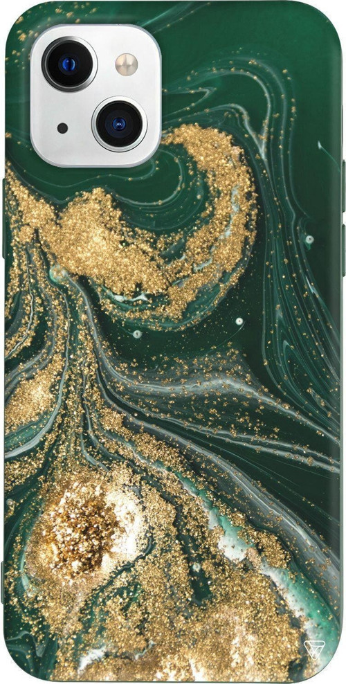 iPhone 13 Yesil Renkli Silikon Telefon Kılıfı - Yesil Yogunluk