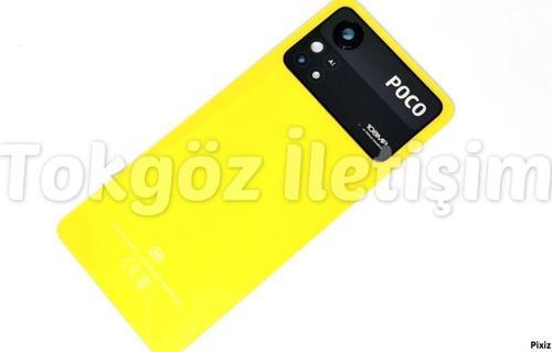 Xiaomi Poco X4 PRO Arka Pil Kapağı (Full Lensli) SARI