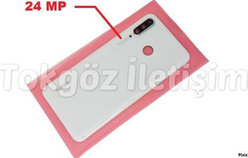 Huawei P30 Lite Arka Pil Batarya Kapağı ( Kamera Lensli 24 MP) BEYAZ