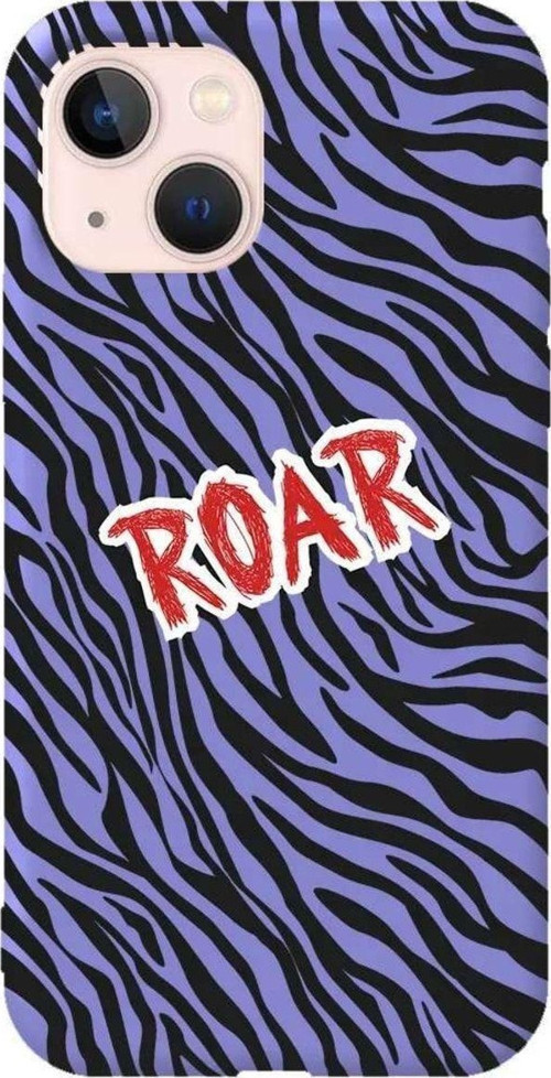 İphone 14 Plus Lila Renkli Silikon Telefon Kılıfı - Roar