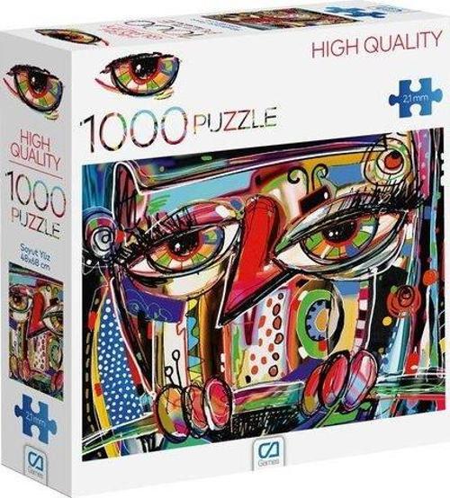 Soyut Yüz Puzzle 1000 Parça