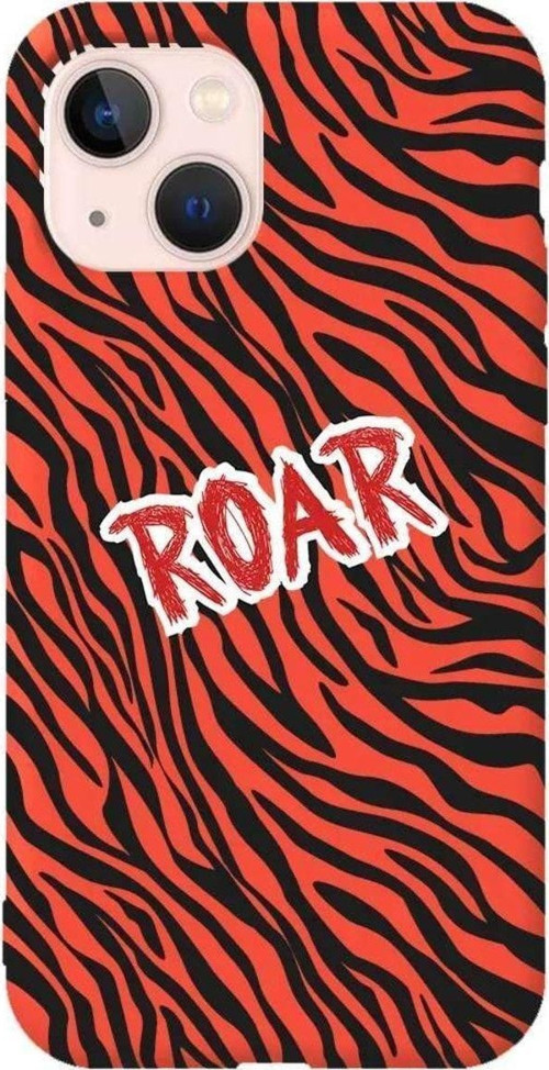 İphone 14 Plus Turuncu Renkli Silikon Telefon Kılıfı - Roar