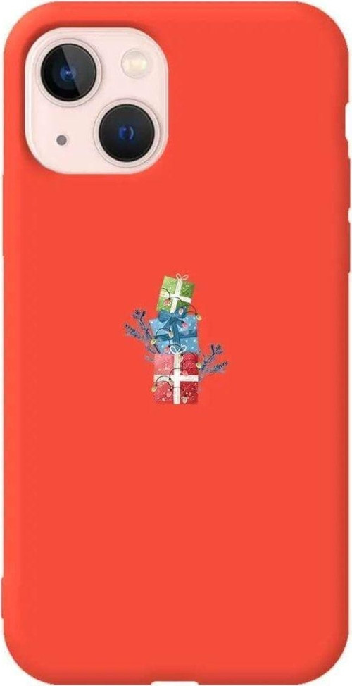İphone 14 Plus Turuncu Renkli Silikon Telefon Kılıfı - Much More Gift