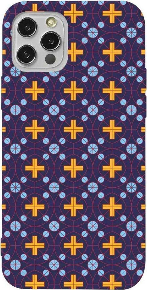 İphone 14 Pro Lacivert Renkli Silikon Telefon Kılıfı - Ottomans Tiles