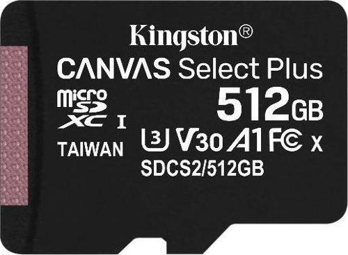 512GB microSDXC Canvas Select Plus 100R A1 C10 Card + Adapter SDCS2/512GB