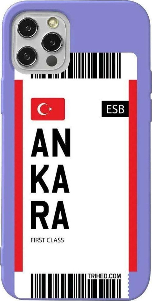 İphone 14 Pro Lila Renkli Silikon Telefon Kılıfı - Ankara Bileti