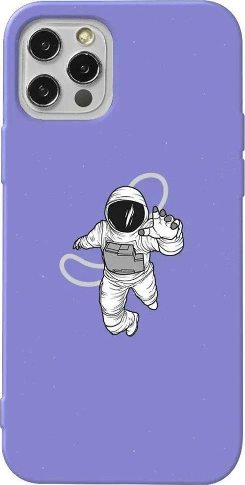 İphone 14 Pro Lila Renkli Silikon Telefon Kılıfı - Touch
