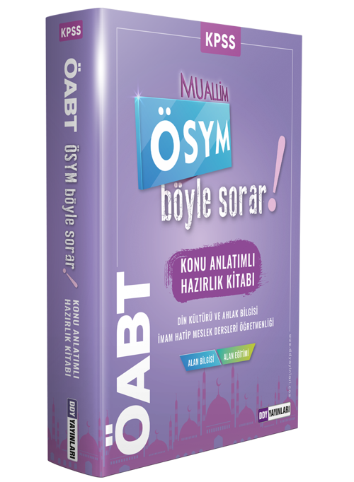 2023 ÖABT DİN KÜLTÜRÜ ÖSYM BÖYLE SORAR MUALLİM KONU ANLATIMLI SORU BANKASI