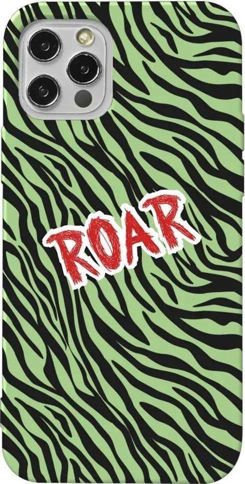 İphone 14 Pro Max Açik Yesil Renkli Silikon Telefon Kılıfı - Roar
