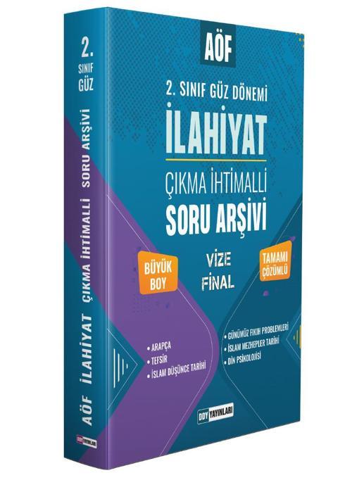 2023 AÖF İlahiyat 2. Sınıf Güz Dönemi Çıkmış Soru Arşivi Tamamı Çözümlü