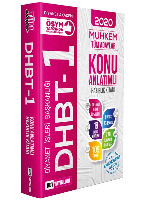 DHBT 1 MUHKEM SERİSİ Tüm Adaylar Konu Anlatımlı Hazırlık Kitabı