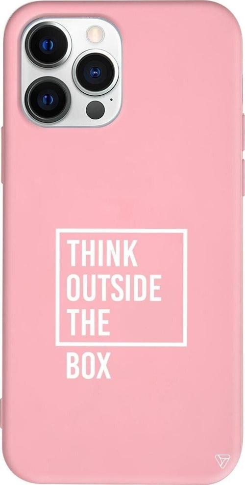 İphone 14 Pro Max Pembe Renkli Silikon Telefon Kılıfı - Outside Box 2