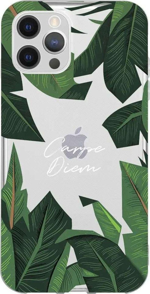 İphone 14 Pro Max Seffaf Telefon Kılıfı - Carpe Diem In The Leafs