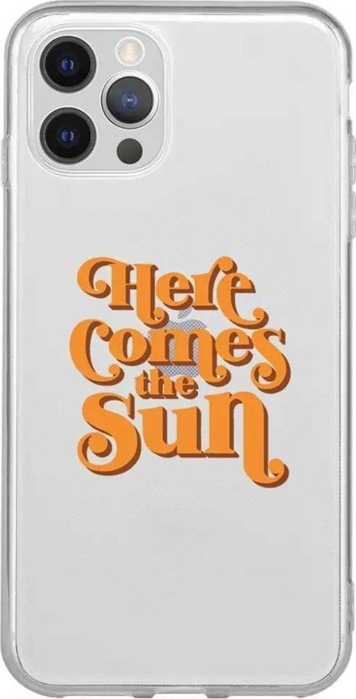 İphone 14 Pro Max Seffaf Telefon Kılıfı - Comes The Sun