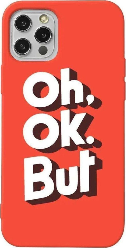 İphone 14 Pro Max Turuncu Renkli Silikon Telefon Kılıfı - Oh. Ok.
