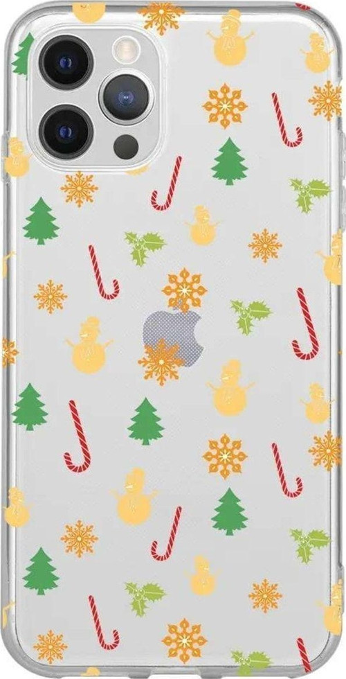 İphone 14 Pro Seffaf Telefon Kılıfı - Very Christmas