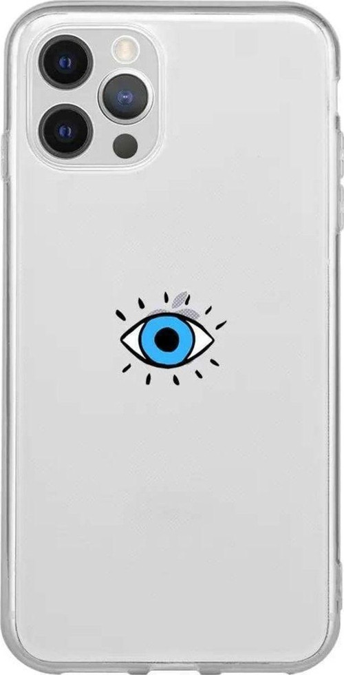 İphone 14 Pro Seffaf Telefon Kılıfı - One Eye