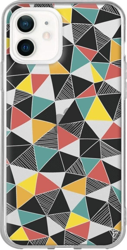 İphone 14 Seffaf Telefon Kılıfı - Mosaic