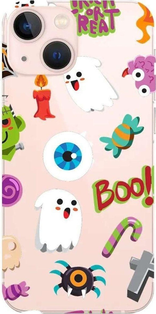 İphone 14 Seffaf Telefon Kılıfı - Trick Or Treat