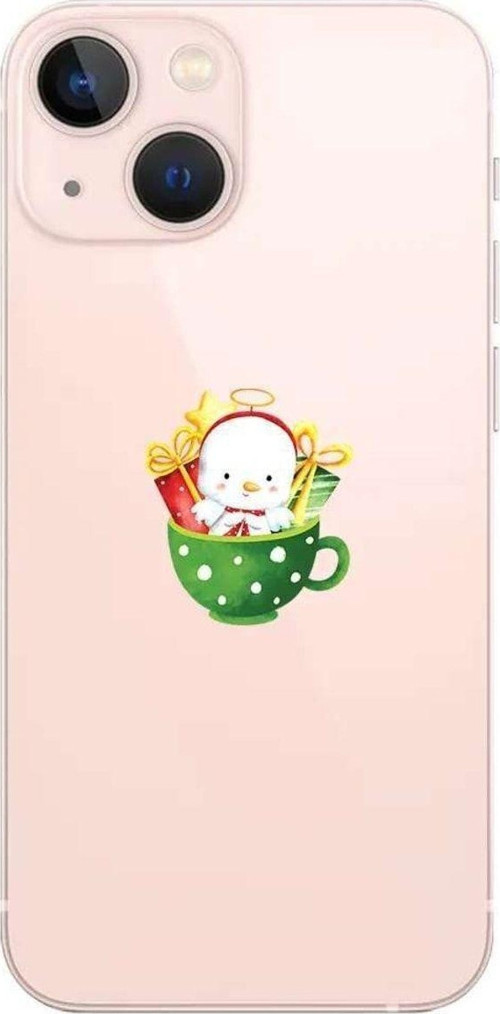 İphone 14 Seffaf Telefon Kılıfı - A Cup Of Xmas 6