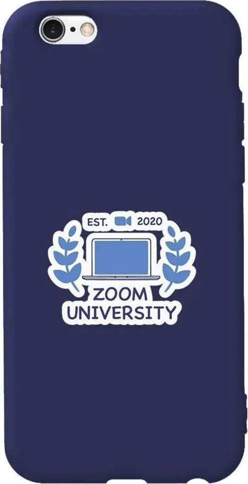 İphone 6 Plus Lacivert Renkli Silikon Telefon Kılıfı - Zoom Üniversitesi