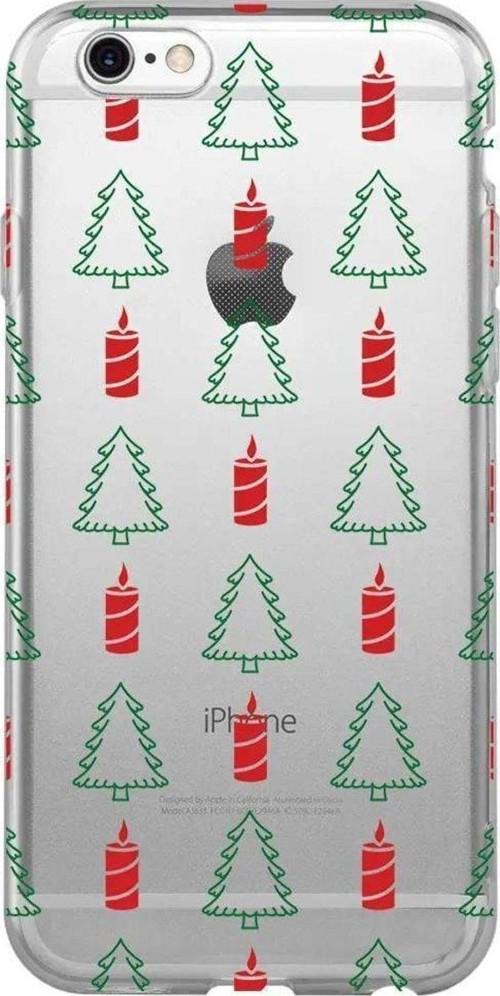 İphone 6 Plus Seffaf Telefon Kılıfı - Pines And Dynamites