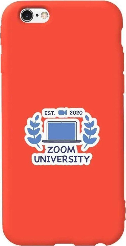 İphone 6 Plus Turuncu Renkli Silikon Telefon Kılıfı - Zoom Üniversitesi