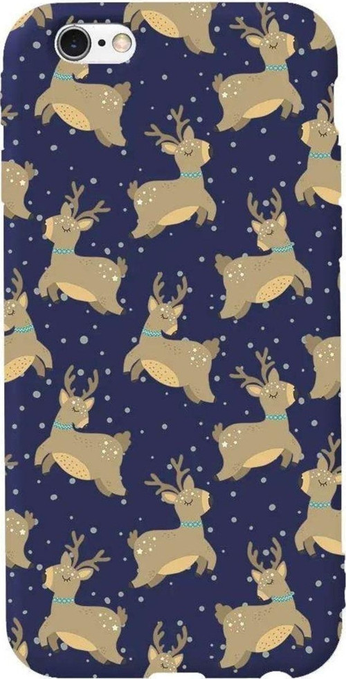 İphone 6 Plus Uyumlu Lacivert Renkli Silikon Telefon Kılıfı - Dear Deer