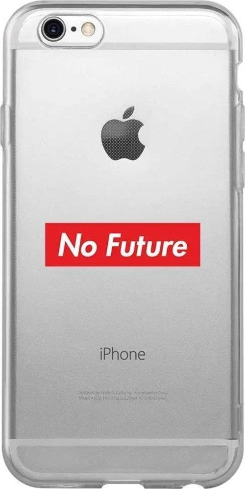 İphone 6 Seffaf Telefon Kılıfı - No Future