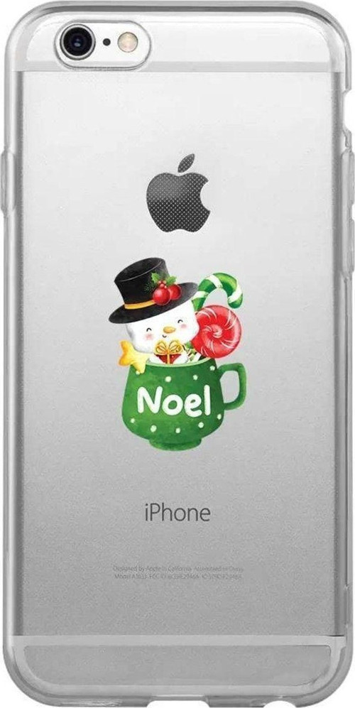 iphone 6S Plus Seffaf Telefon Kılıfı - A Cup Of Xmas 3