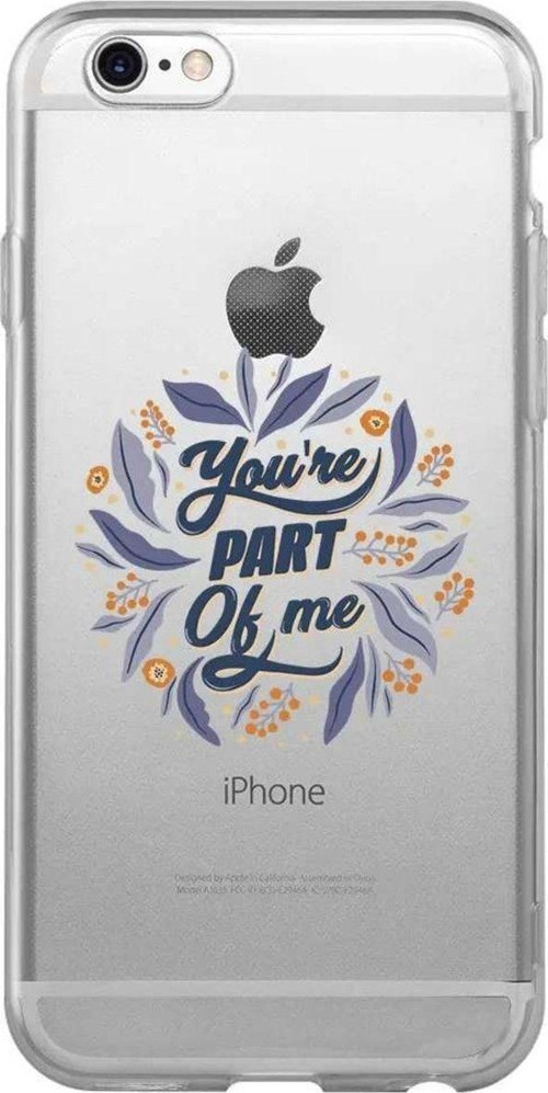 iphone 6S Plus Seffaf Telefon Kılıfı - Part Of Me