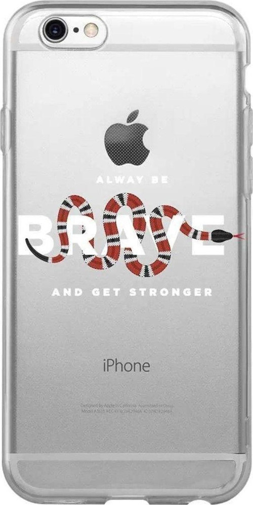 iphone 6S Plus Seffaf Telefon Kılıfı - Yilan