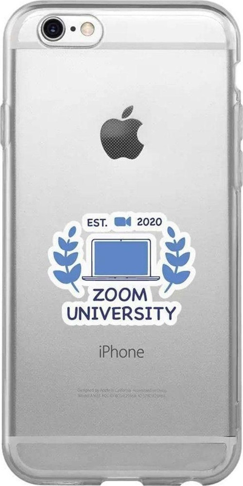 iphone 6S Seffaf Telefon Kılıfı - Zoom Üniversitesi