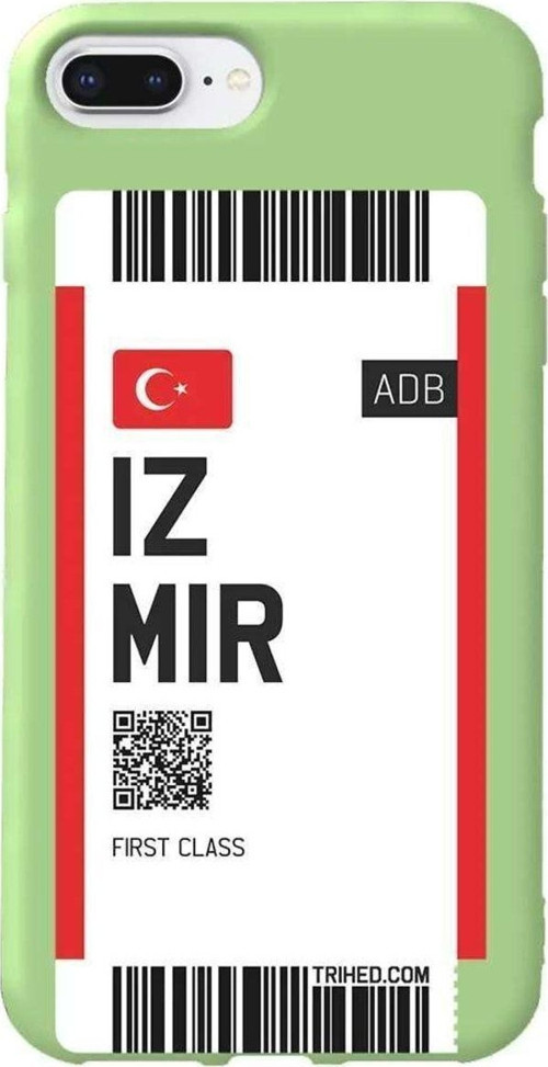 İphone 7 Plus Açik Yesil Renkli Silikon Telefon Kılıfı - Izmir Bileti