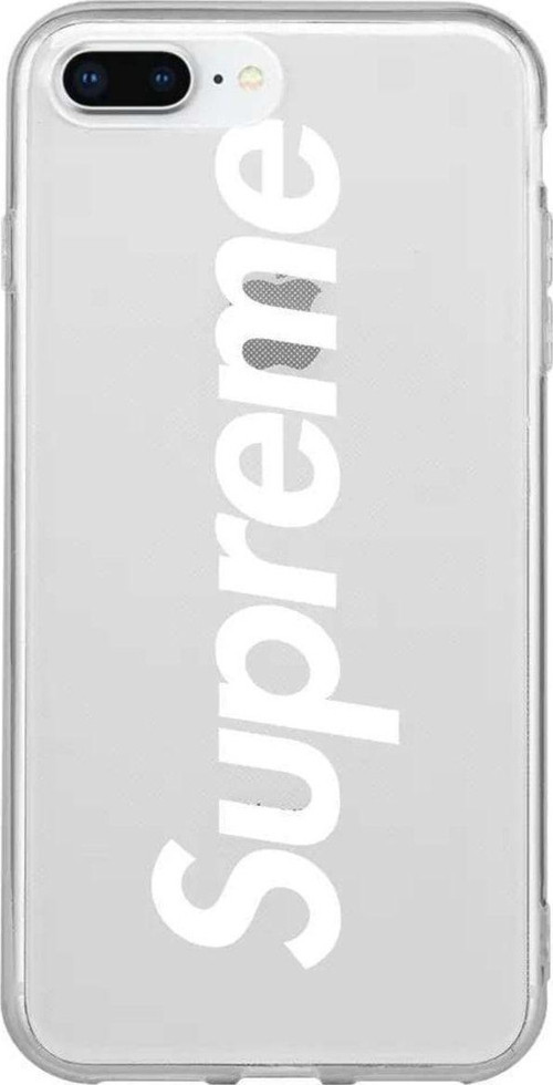 İphone 7 Plus Seffaf Telefon Kılıfı - Supreme