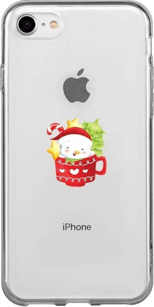 İphone 7 Seffaf Telefon Kılıfı - A Cup Of Xmas 4