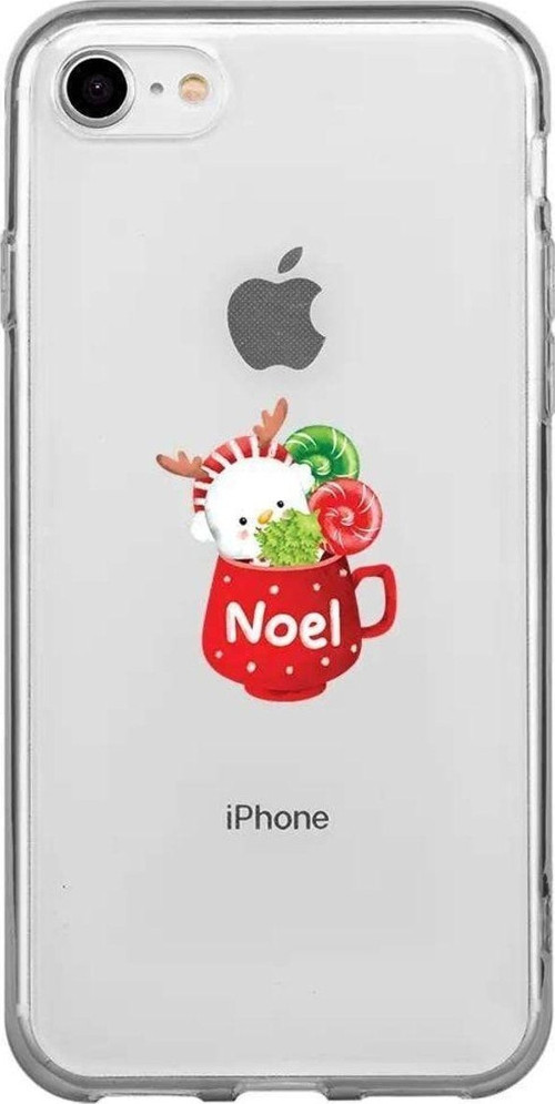 İphone 7 Seffaf Telefon Kılıfı - A Cup Of Xmas 5
