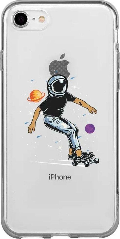 İphone 7 Seffaf Telefon Kılıfı - Kraterde Kaykay